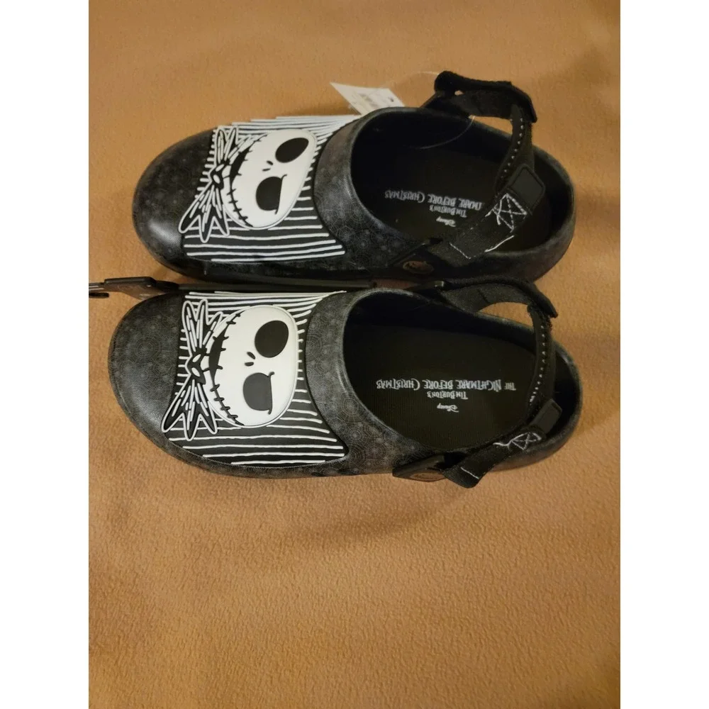 Tim Burton's Nightmare Black‎ Clogs Pumpkin King Size 11